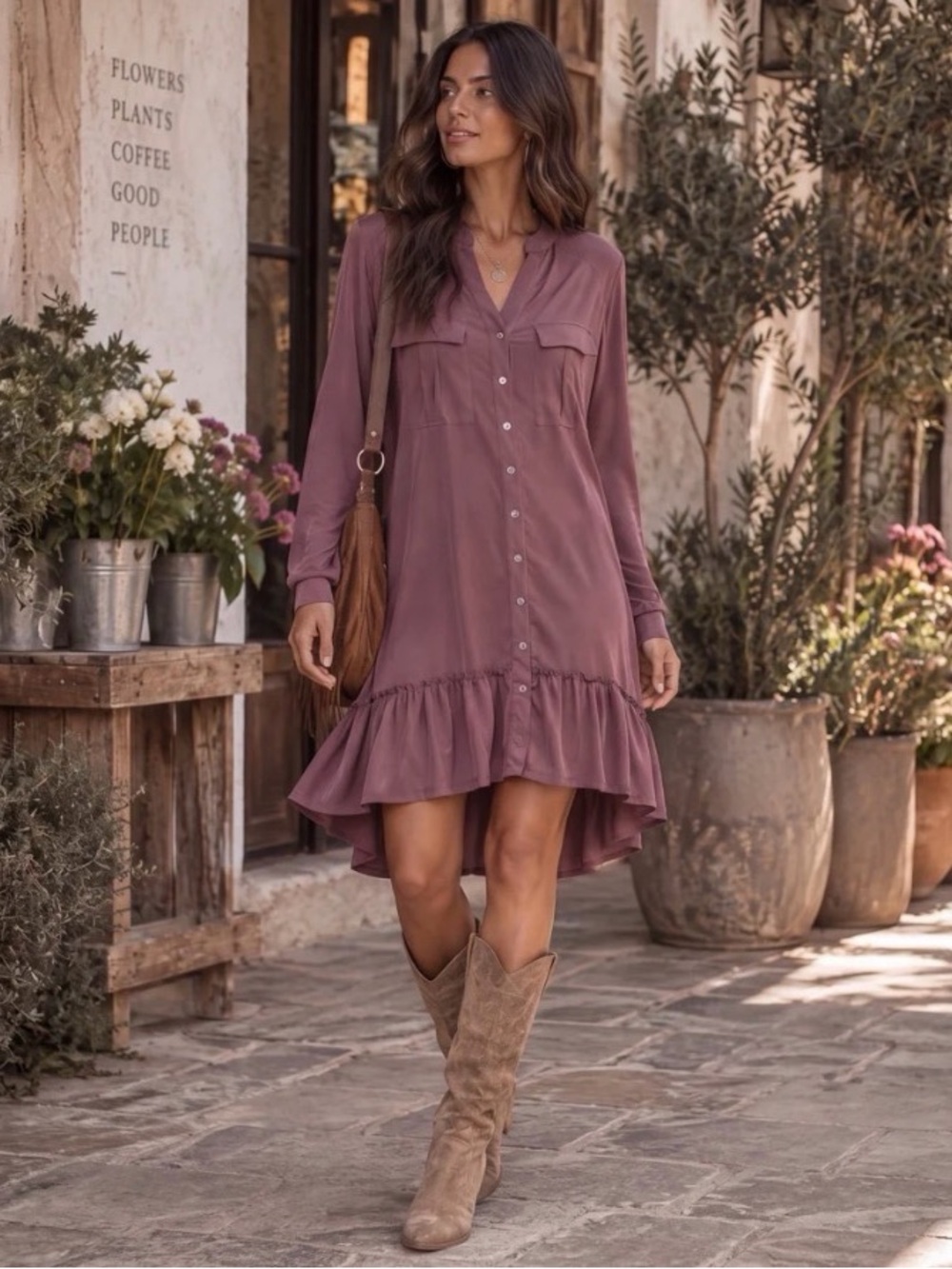 Brigitte Brianna Safari Dress